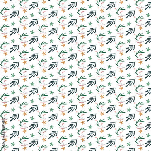 Seamless Pattern for fabric. Patterns can be used for cloth and packaging.
