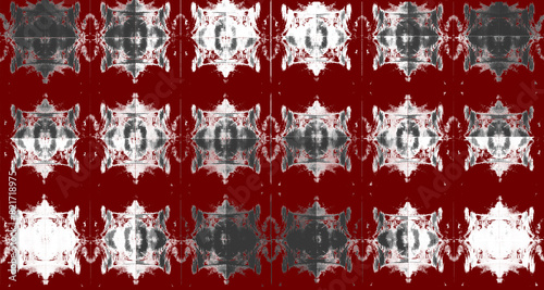 red and white background