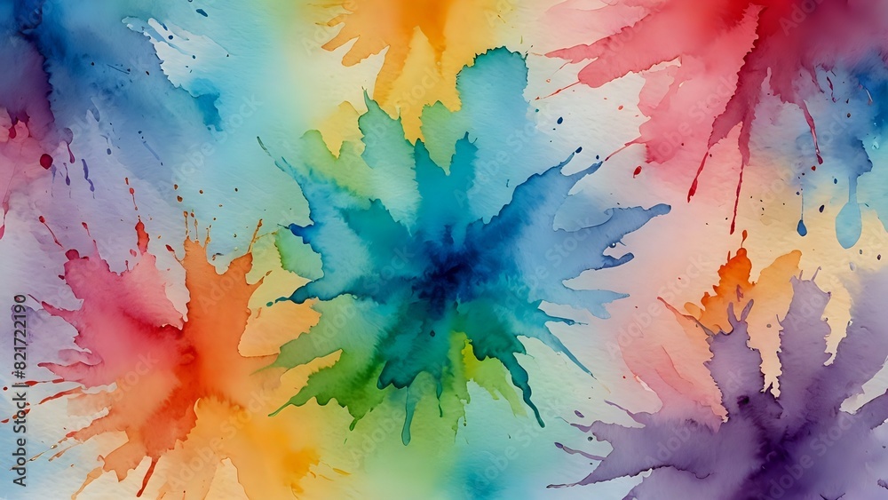 Fototapeta premium Gradient colorful luxury background with smooth splash texture