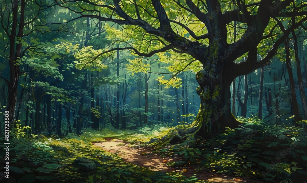 Obraz premium tree in the forest
