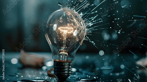 Broken Bulb Repair Symboliz...