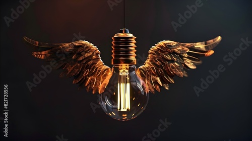 Lightbulb with Ethereal Win...