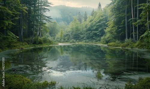 lake in the forest