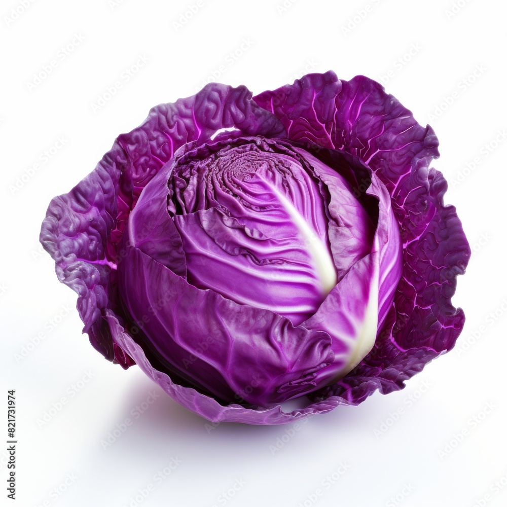 whole red cabbage isolated on white whole red cabbage isolated on white