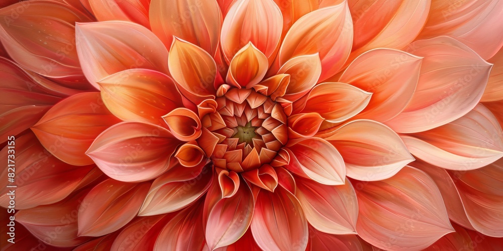 Dahlia flower close up Dahlia flower close up
