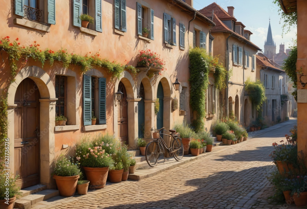 Charming European Street Charming European Street