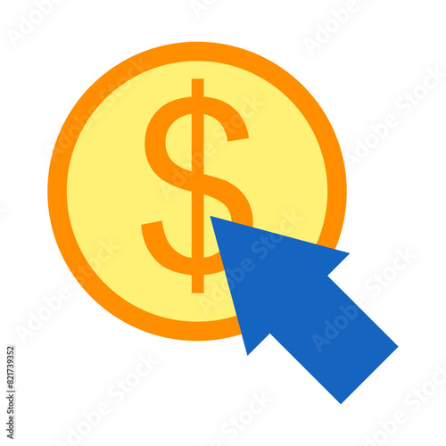 Pay Per Click  Flat icon