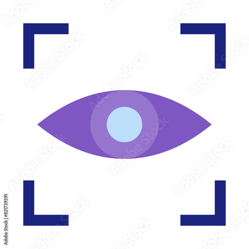 Retina  Flat icon