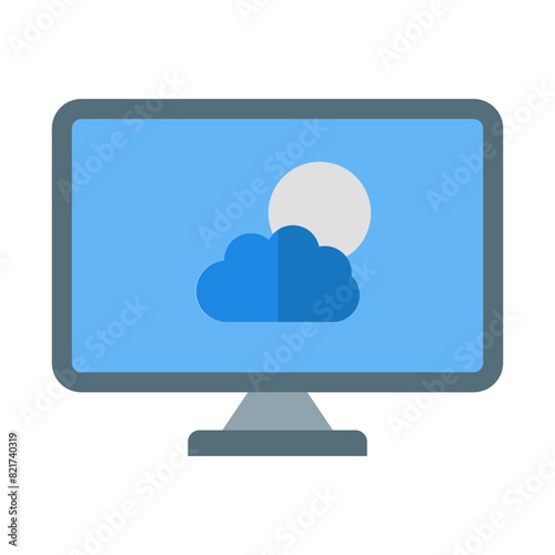 Meteorology  Flat icon