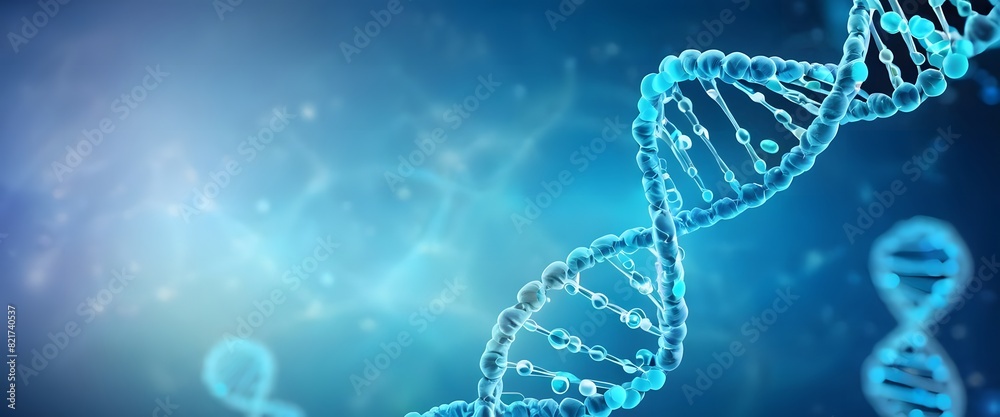 Hologram of chromosomes, genes, blood cells Hologram of chromosomes, genes, blood cells