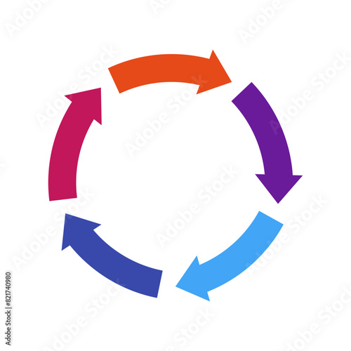 Loop  Flat icon
