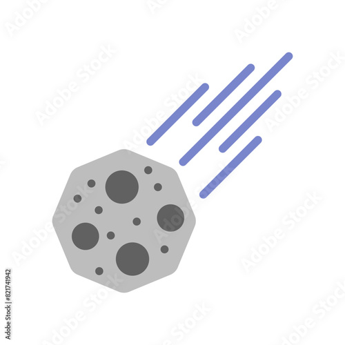 Asteroid Flat icon