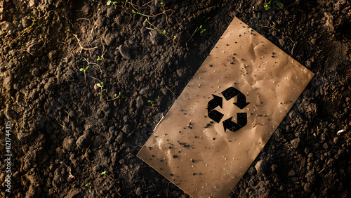 Protect your soil from environmental pollution. Save the planet by recycling resources.