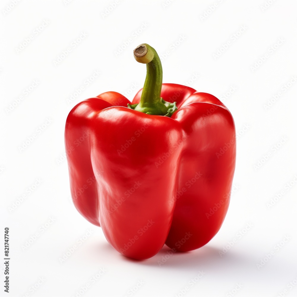 Fresh sweet pepper isolated on white background Fresh sweet pepper isolated on white background