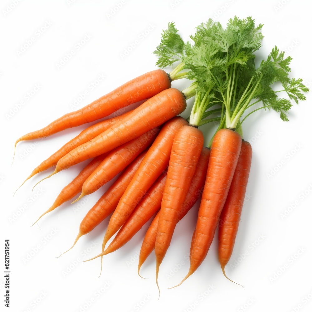 fresh carrot on white background fresh carrot on white background