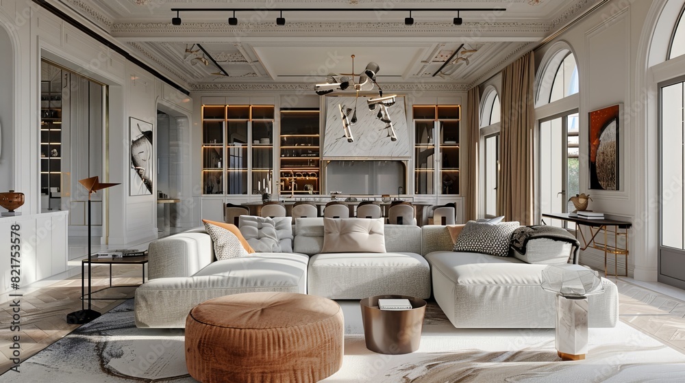 Interior Designer Transforming Spaces: An interior designer transforms ...