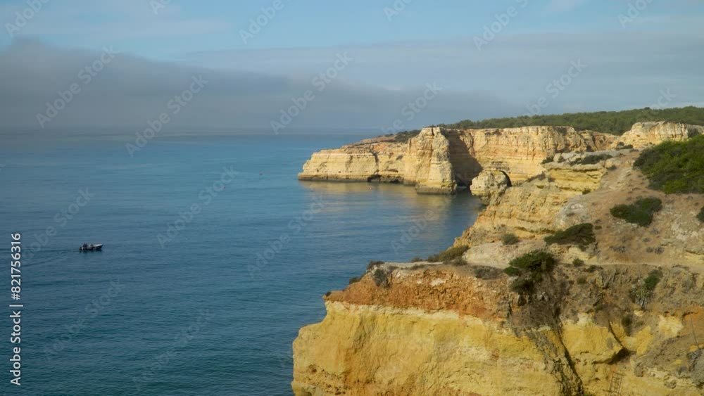 Amazing view of the most famous Marinha beach in Algarve, southern Portugal Amazing view of the most famous Marinha beach in Algarve, southern Portugal