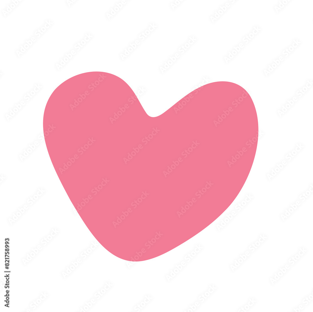 pink heart on white background pink heart on white background