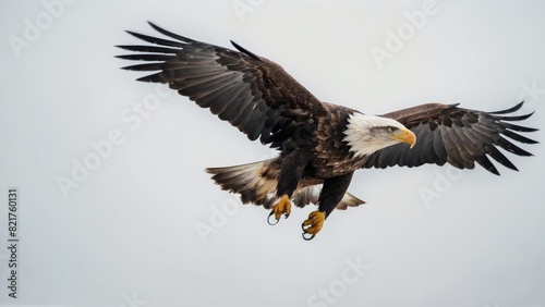 Eagle fly in snow Mountain Sit on Branch © Muhammad