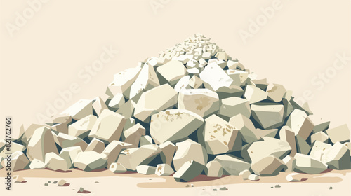 Pile of gravel as background Vector style vector design