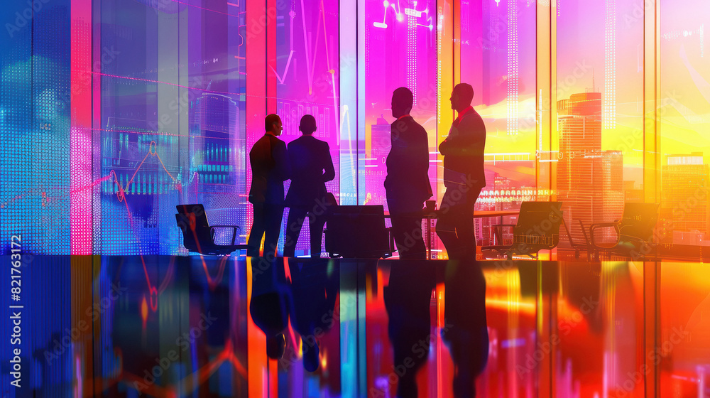 businessman and team meeting in modern office businessman and team meeting in modern office