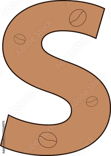 s letter coffee bean cafe