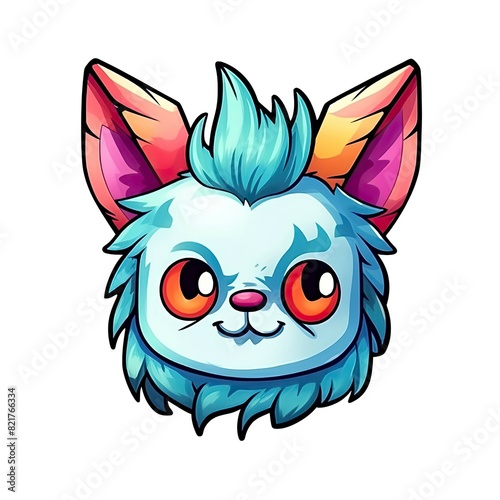 Art illustration Character cute animal isolated background