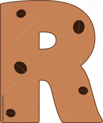 r alphabet coffee bean cafe
