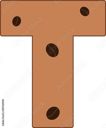 t alphabet coffee bean cafe