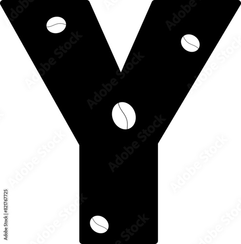 coffee bean letter y