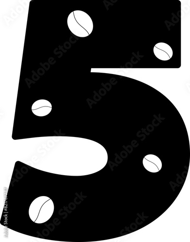 coffee bean number 5 five