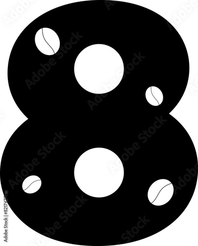 coffee bean number 8 eight