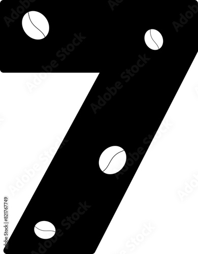 coffee bean number 7 seven