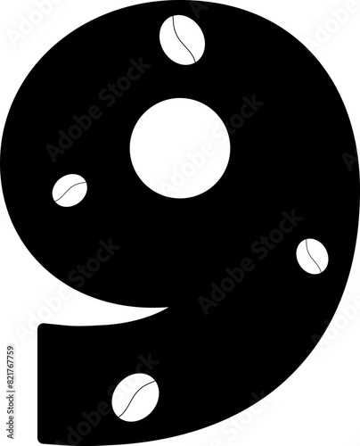 coffee bean number 9 nine