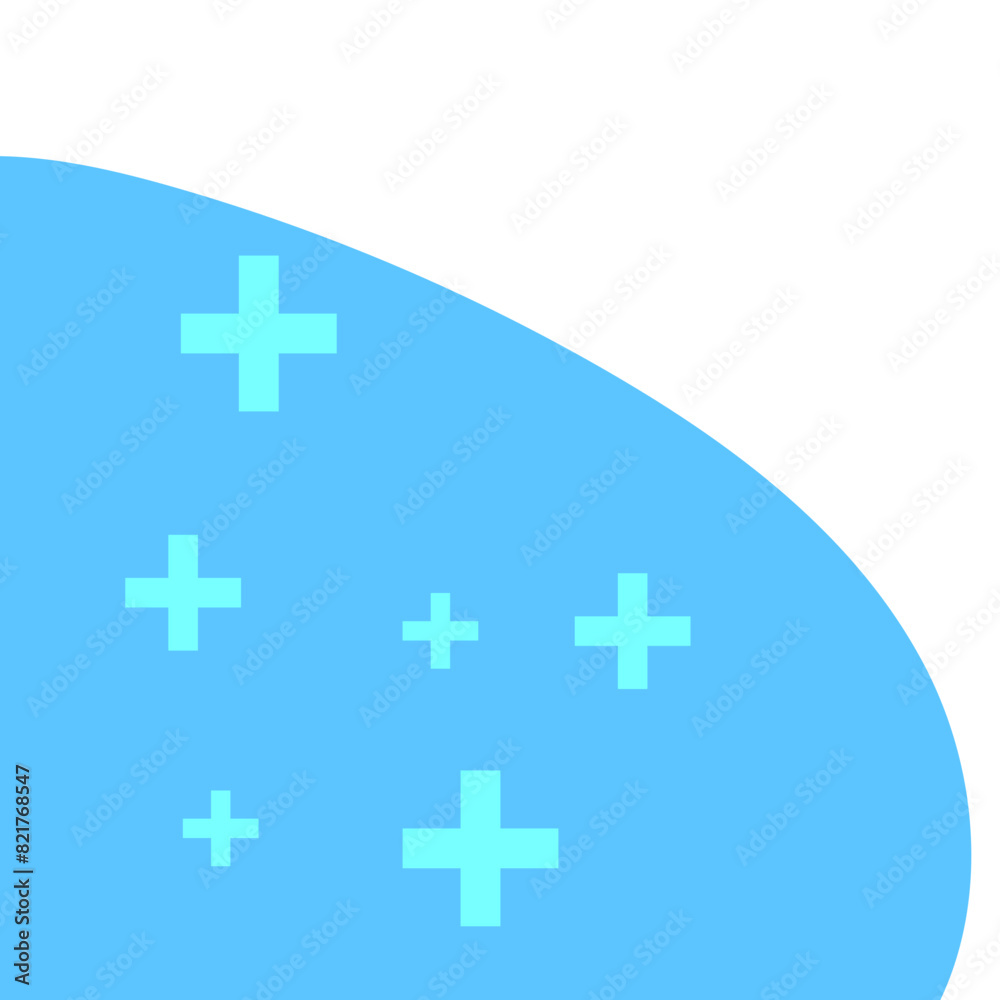 Obraz premium Healthcare Blob Corner