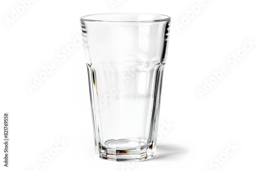 Wallpaper Mural Empty faceted glass isolated on a white background with clipping path Torontodigital.ca