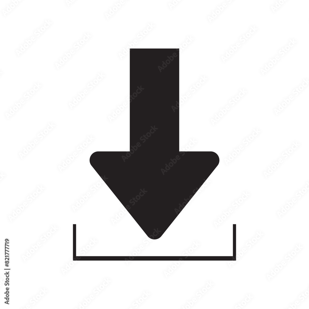 Download icon vector. Downloading sign eps10 Download icon vector. Downloading sign eps10