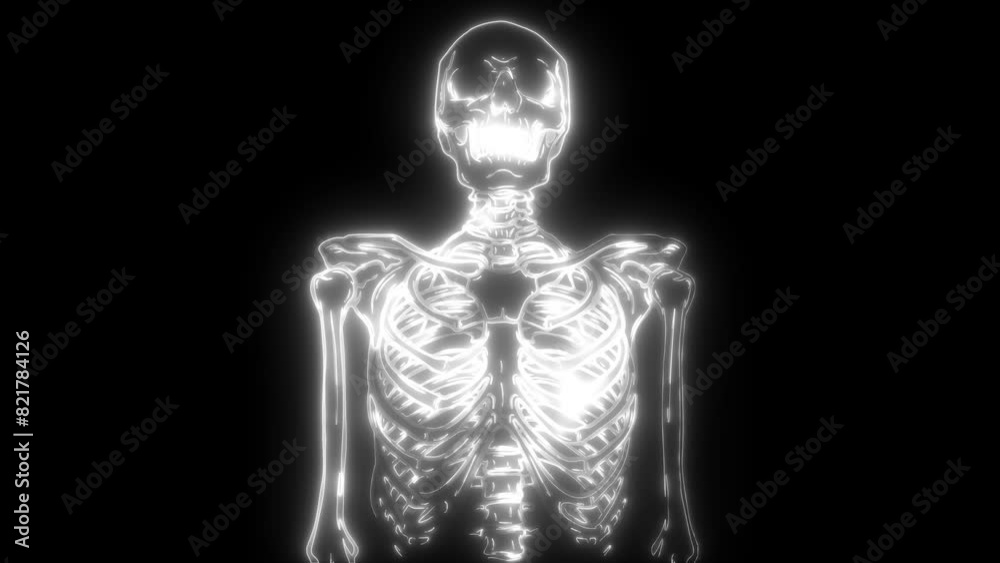 black and white of Human skeleton black and white of Human skeleton