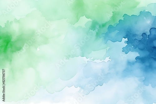 Abstract background watercolor green
