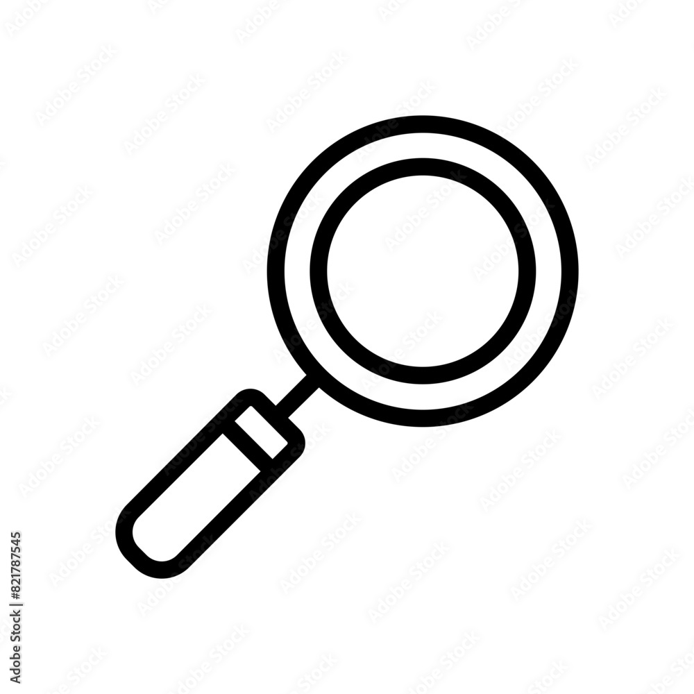 search icon magnifying glass vector sign isolated on white background search icon magnifying glass vector sign isolated on white background