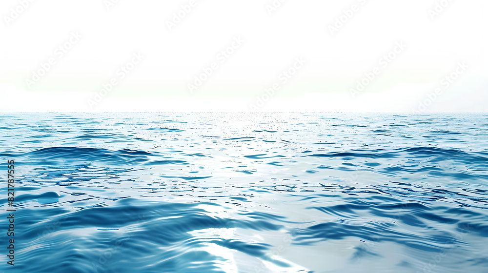 Sea water surface white background Sea water surface white background