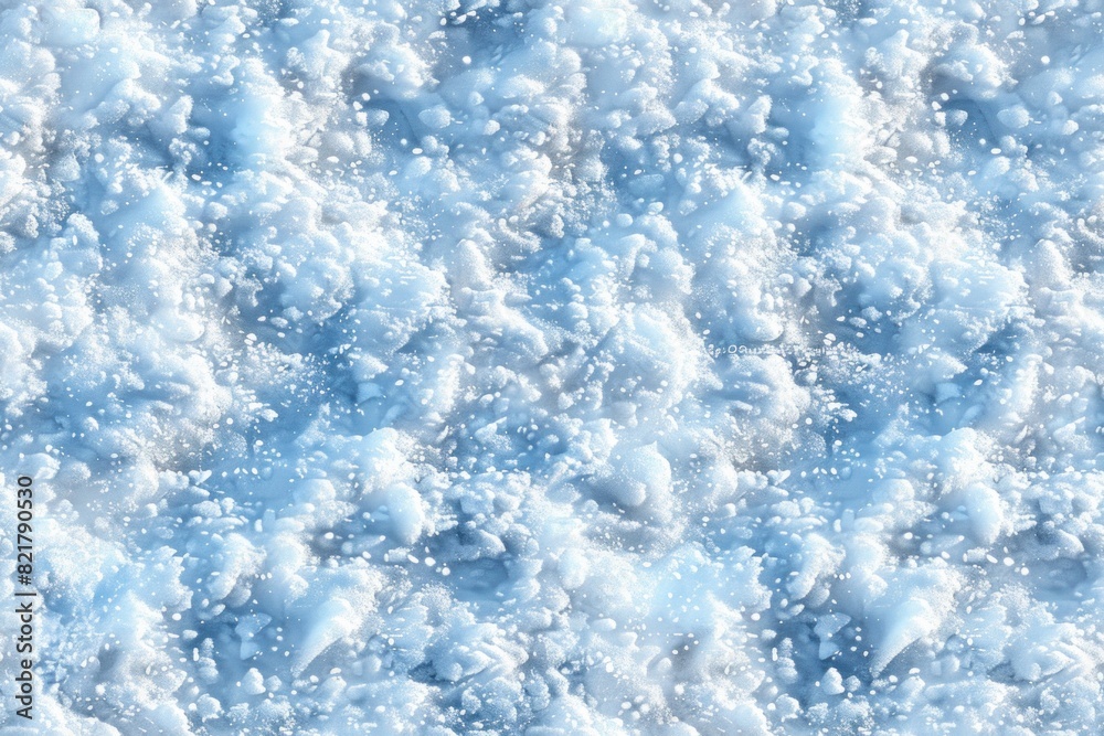 The Seamless Beauty of Snow Textures