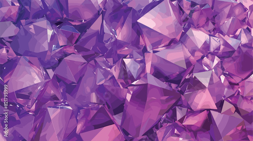 Purple Cristal Seamless Pattern Surface Deign Vector