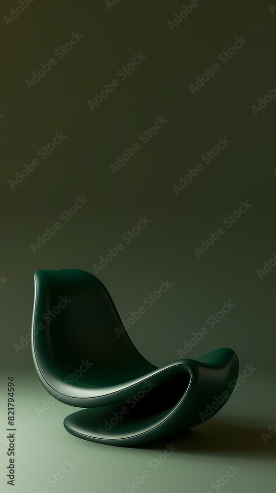 A futuristic lounge chair A futuristic lounge chair