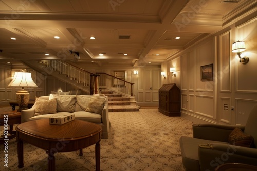 Classical Basement Interior