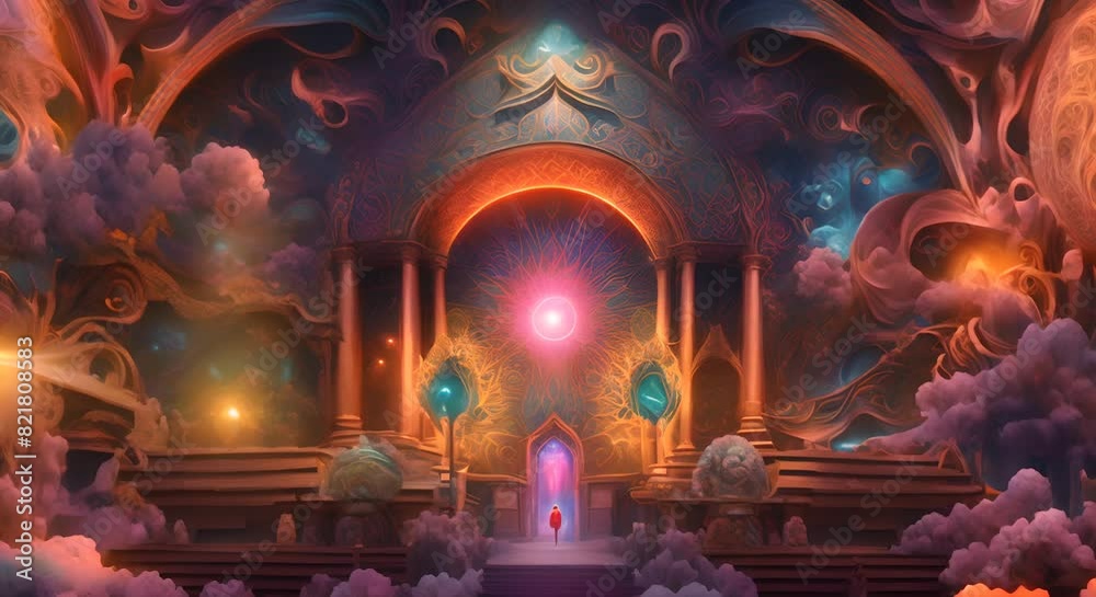 Explore subconscious disblank cover hidden realms in immersive thoughtprovoking psychedelic journey Concept Psychedelic Experience Subconscious Exploration Hidden Realms Thought Provoking