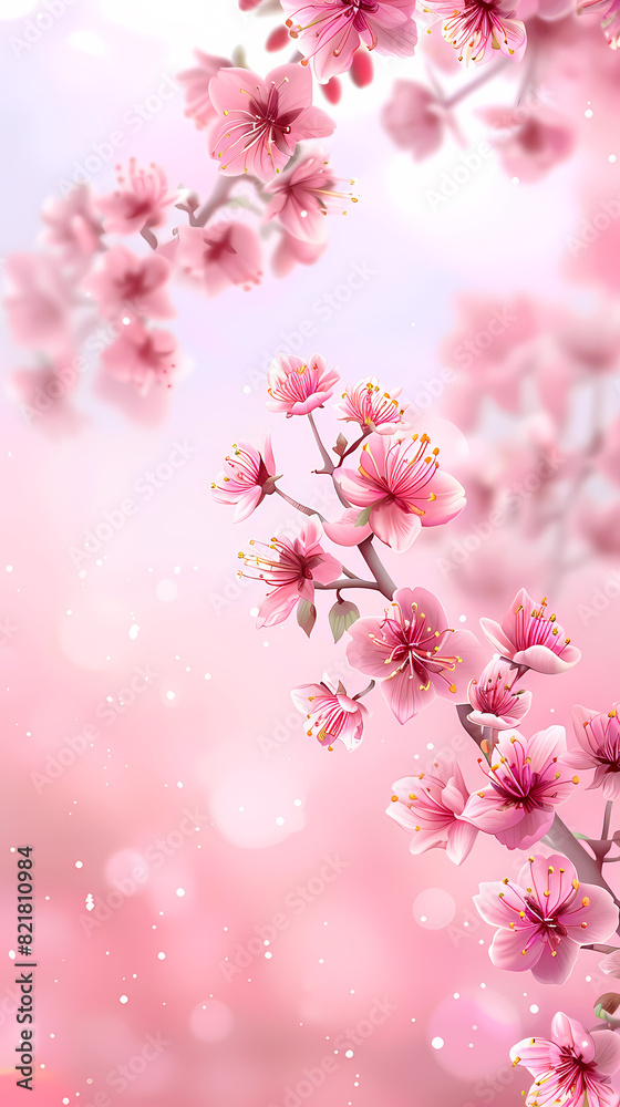 Fototapeta premium spring blooming flowers