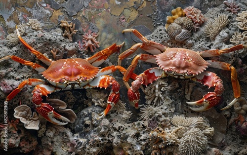 Decorator Crabs Adorn Shells photo