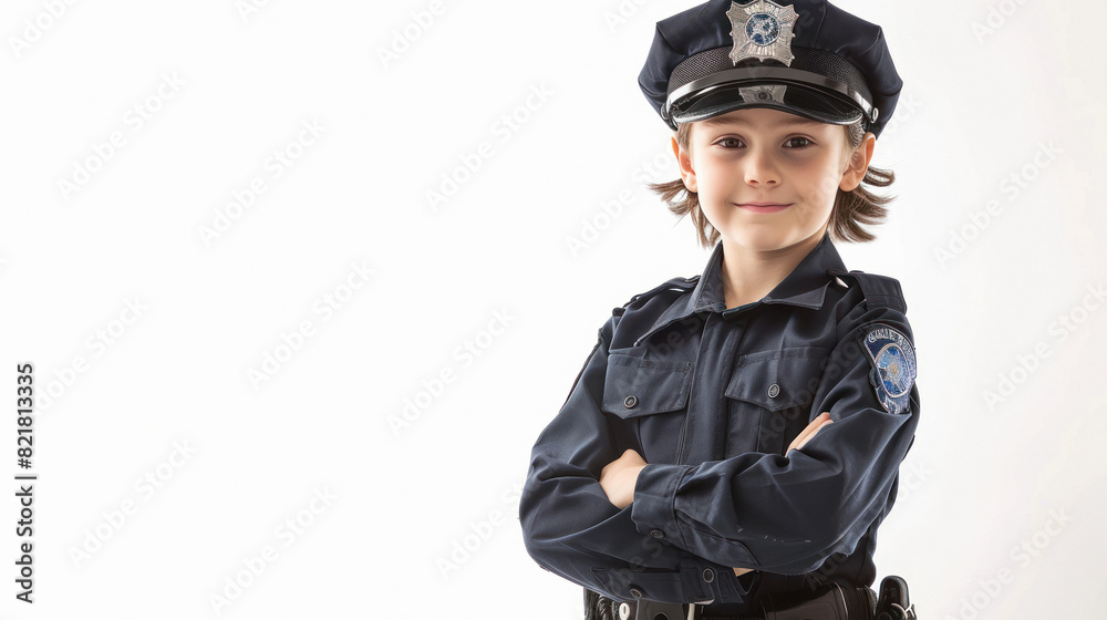 kids in police costume kids in police costume