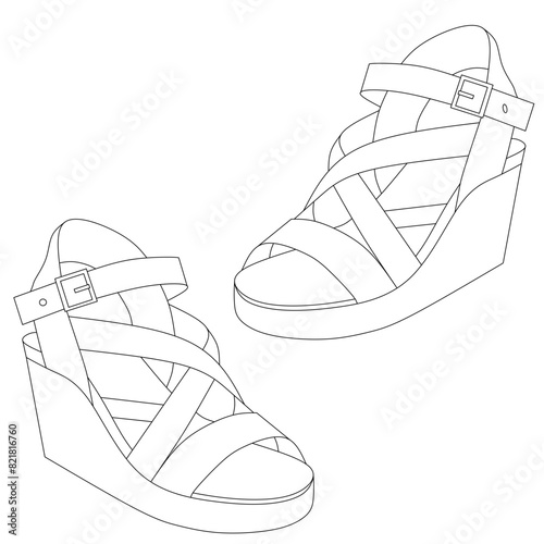 
image of women's sandal design

